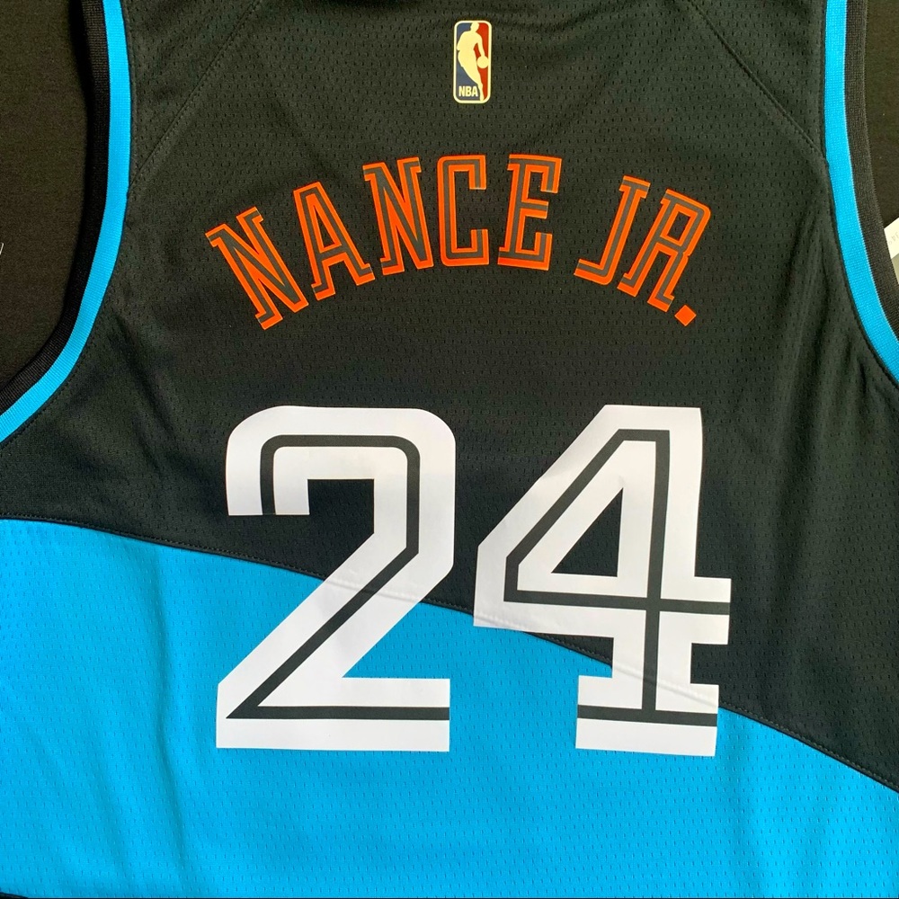 Rare NWT Nike Swingman NBA Larry Nance Jr Cleveland Cavaliers #24 Throwback Kobe - Picture 5 of 6